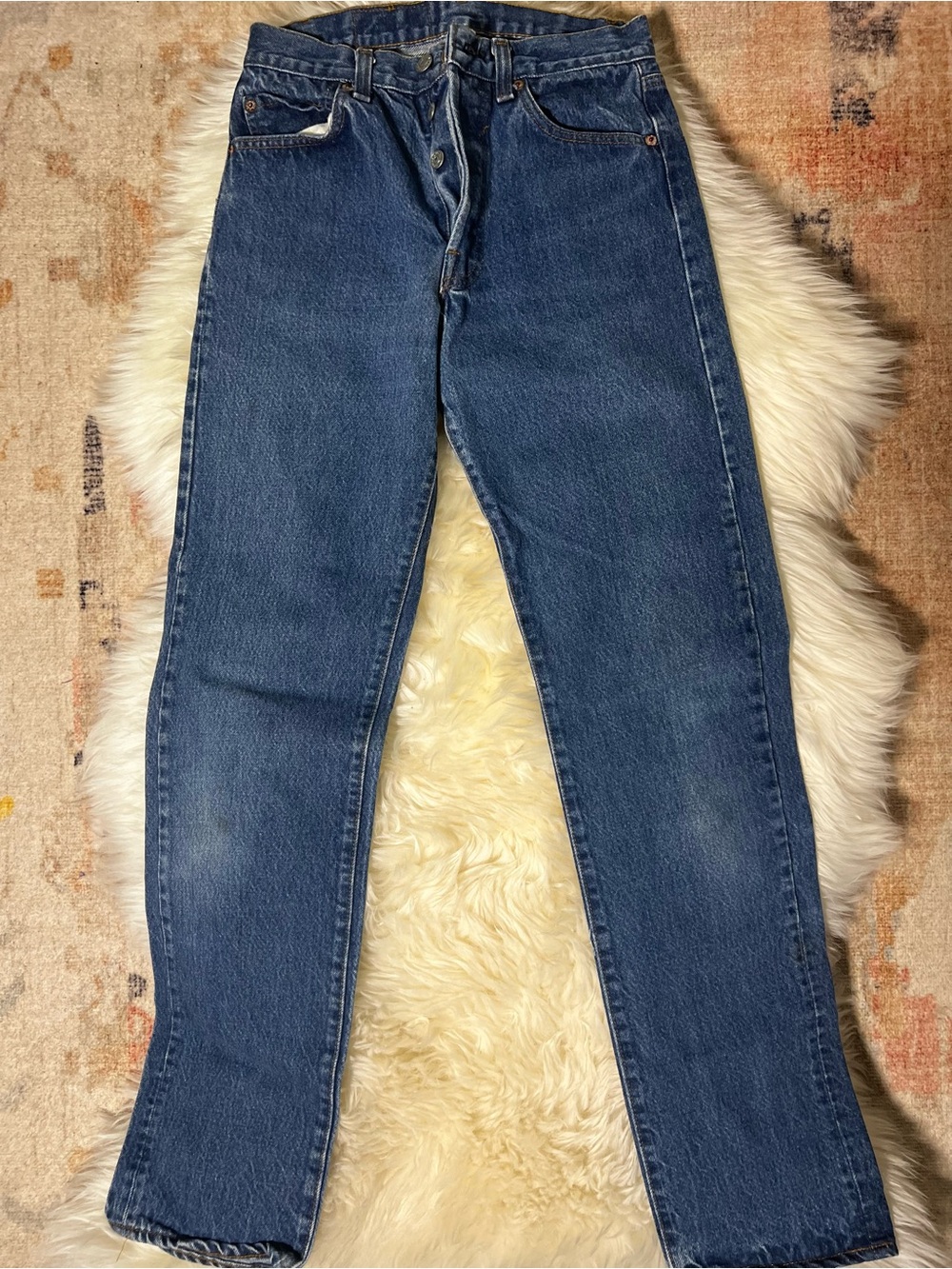 Classic men’s vintage 1983 red tag Levi’s Blue Denim Jeans-501